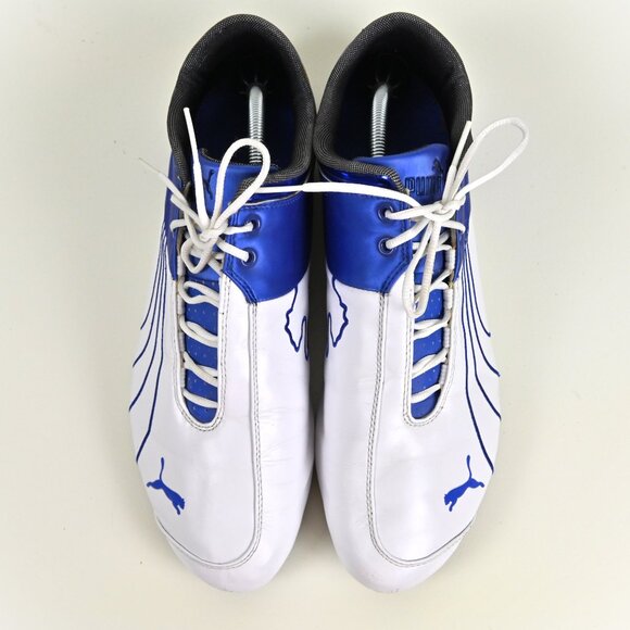 Vintage Y2K Puma Speedcat Leather Athleisure Streetwear White Sneakers US12 US11 - Picture 8 of 16